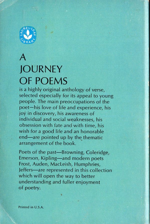 A Journey of Poems Sale