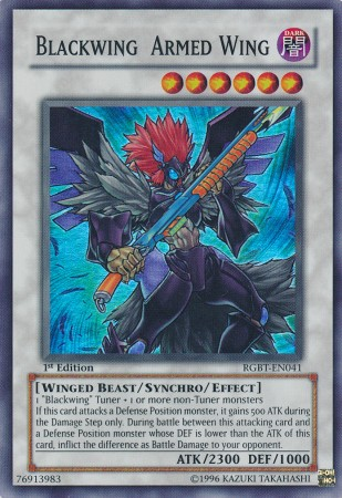 Blackwing Armed Wing [RGBT-EN041] Super Rare Fashion