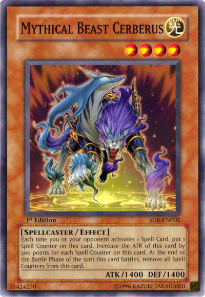 Mythical Beast Cerberus [SD6-EN002] Common Online