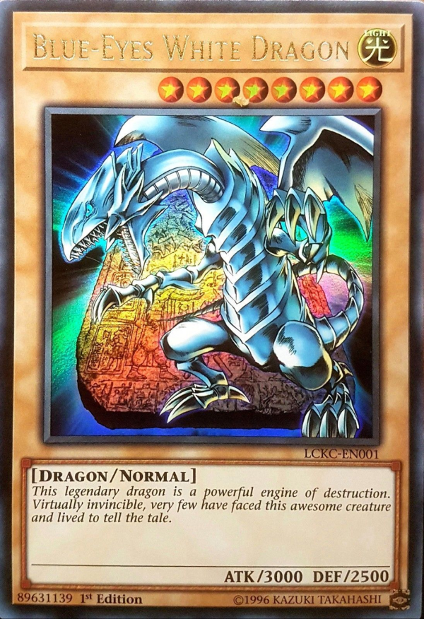 Blue-Eyes White Dragon (Version 4) [LCKC-EN001] Ultra Rare Hot on Sale