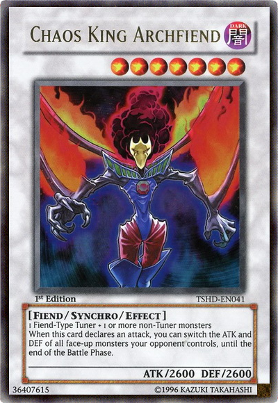 Chaos King Archfiend [TSHD-EN041] Ultra Rare Discount