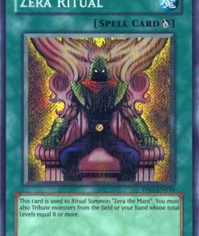 Zera Ritual [PP01-EN010] Secret Rare Discount