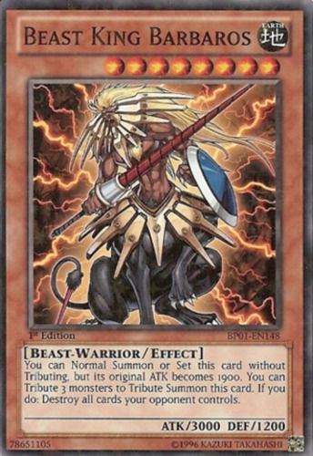 Beast King Barbaros [BP01-EN148] Starfoil Rare For Cheap