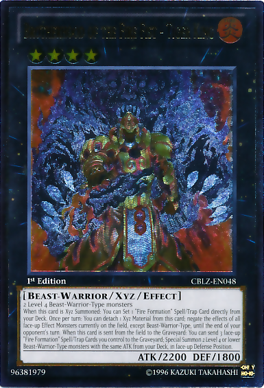 Brotherhood of the Fire Fist - Tiger King [CBLZ-EN048] Ultimate Rare Sale