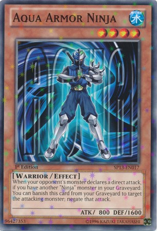 Aqua Armor Ninja [SP13-EN017] Starfoil Rare Cheap