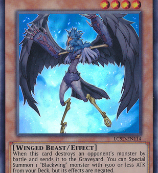 Blackwing - Shura the Blue Flame [LC5D-EN114] Ultra Rare Discount