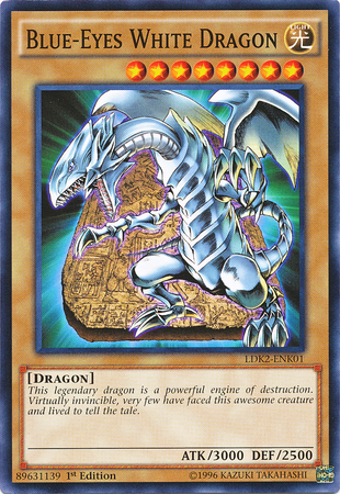 Blue-Eyes White Dragon (Version 4) [LDK2-ENK01] Common For Sale