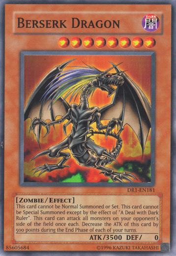 Berserk Dragon [DR1-EN181] Super Rare Discount