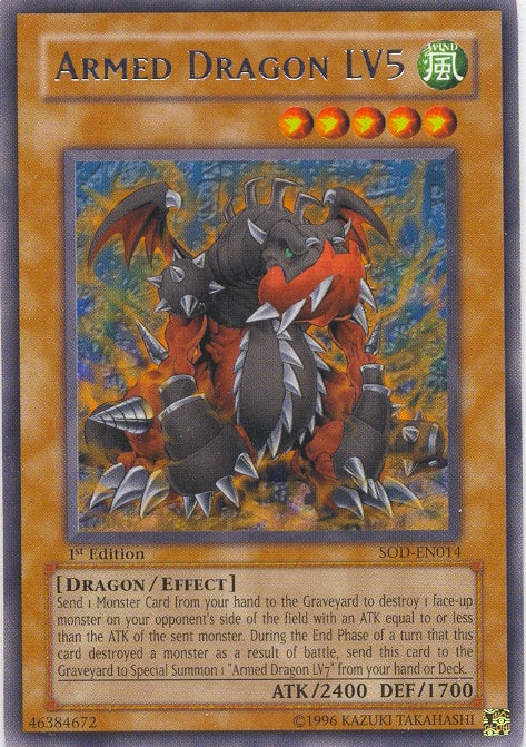 Armed Dragon LV5 [SOD-EN014] Rare Online Sale