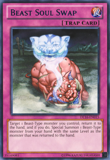 Beast Soul Swap (Blue) [DL16-EN015] Rare Sale