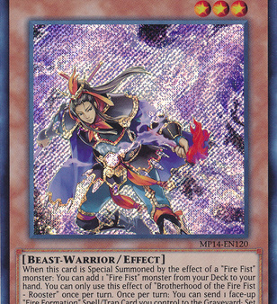 Brotherhood of the Fire Fist - Rooster [MP14-EN120] Secret Rare Online Hot Sale