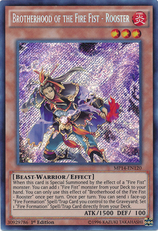 Brotherhood of the Fire Fist - Rooster [MP14-EN120] Secret Rare Online Hot Sale