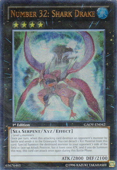 Number 32: Shark Drake [GAOV-EN042] Ultimate Rare Online Hot Sale